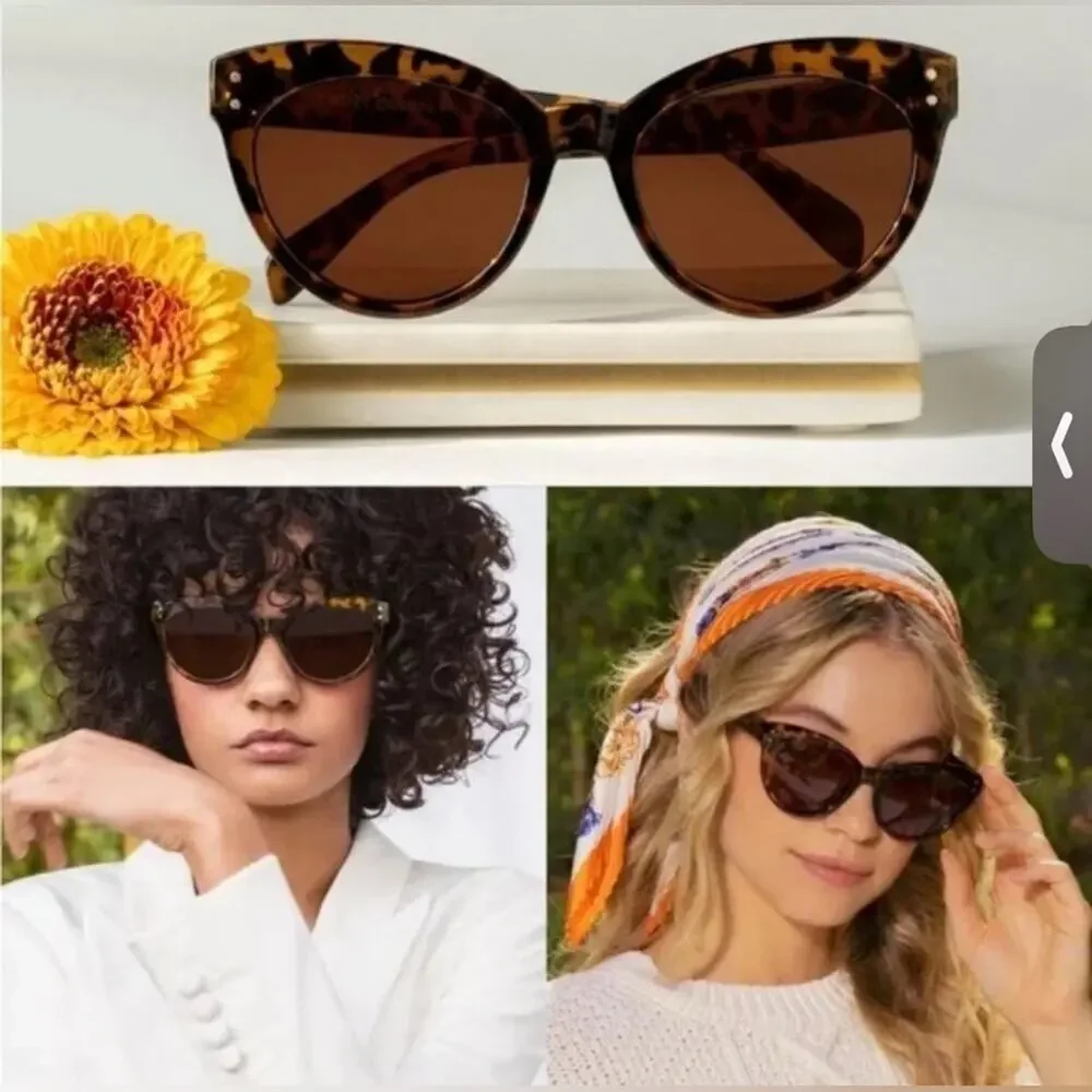 Saint Owen x Curateur Wylde Tortoise Shell Sunglasses with Case NWT